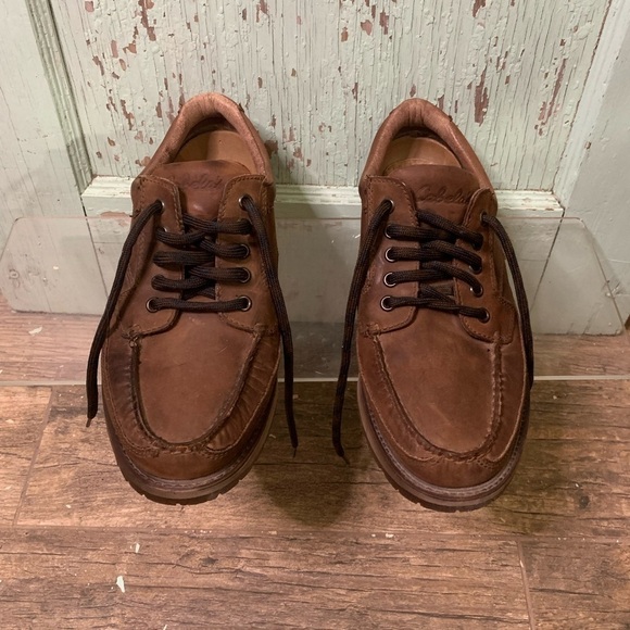 Men’s Cabela’s brown leather lace up shoes - Picture 1 of 6